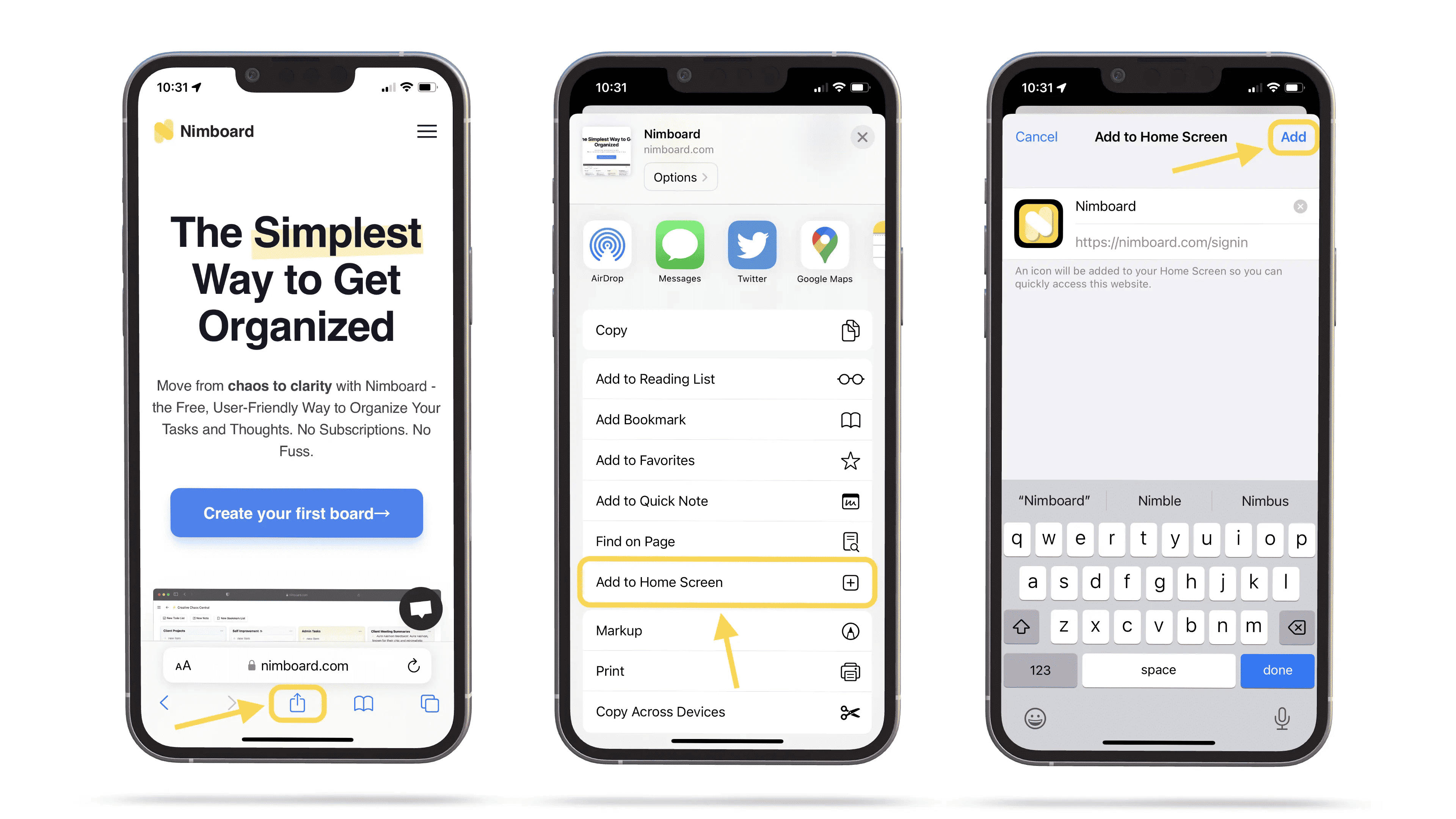 Ba bước thêm Bubble Boom vào màn hình chính bằng Safari trên iPhone